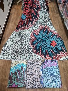 Sudanese Cotton Voile <b>Fabric</b> Breathable Woven Printed <b>Medium</b> Weight Digital Thoub - Product Image 3