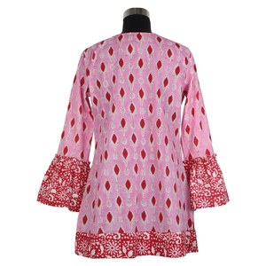 เดรสอินเดียเดรสพิมพ์ลายบล็อกมือสำหรับผู้หญิงเซ็กซี่ชุดเดรส DHB008 - Product Image 2