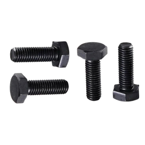 สกรูน๊อตสกรูน๊อตสกรูน๊อตแบบเกลียวทั้งตัวทำจากสเตนเลสสลักเกลียวสีดำ - Product Image 5
