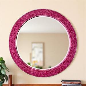 Nuevo Marco de Espejo de Madera con Mosaico, Estilo Moderno y Antiguo, Hecho a Mano, para Decoración de Pared de Sala de Estar, Precio de Mayoreo desde India - Product Image 4