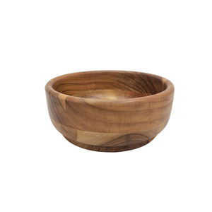 Cuencos de mesa de madera hechos a mano ecológicos último diseño de forma redonda personalizado para el hogar y los hoteles acabado Natural - Product Image 3
