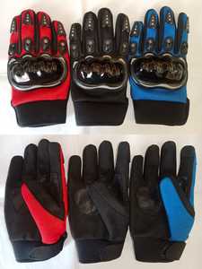 Gants de moto en cuir véritable haute protection Gants de vélo respirants et sûrs - Product Image 6