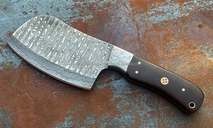 Cuchillo de Cocina de Acero de Damasco Ecológico de 8 Pulgadas con Mango de Madera de Palisandro, Venta Directa de Fábrica, el Más Vendido - Product Image 5