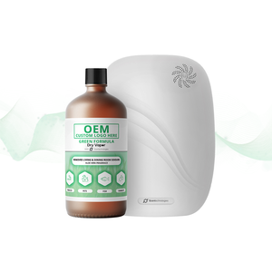 Grüne Formel Trockener Dampf Geruchsneutralisierer OEM Angepasst zur Entfernung von Tabak-, Haustier-, Fisch- und Feuchtigkeitsgerüchen - Product Image 1