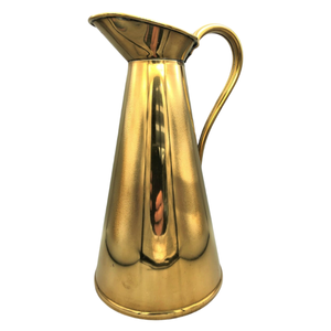 Pichet en laiton vintage de haute qualité avec poignée, finition polie, pour la maison, les restaurants et les hôtels, ustensiles de cuisine, pichet en métal pour l'eau - Product Image 1