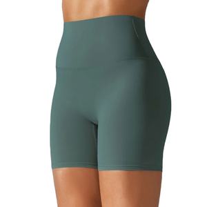 Shorts Deportivos de Compresión para Mujer, Cintura Elástica, Leggings de Yoga, Shorts Personalizados de Primera Calidad para Fitness - Product Image 1