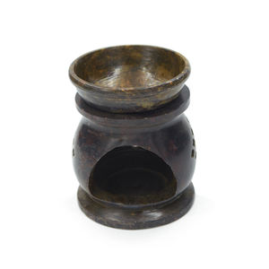 เตาน้ำมันหอมระเหยที่ทำจากหินสบู่ธรรมชาติแบบทำมือสำหรับตกแต่งบ้าน - Product Image 4