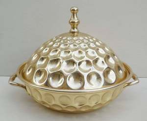 Tazón de fechas de tendencia para restaurantes de Hotel en casa Frutas secas Tazón de chocolate de caramelo Vajilla Cobre fechas antiguas Cuencos Uso de cocina - Product Image 4