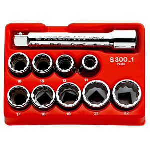 Juego de Llaves de Tubo Facom de 3/8'' con Punta Cuadrada, Métricas, de 12 Puntas, Colección de 10 Piezas - Product Image 2