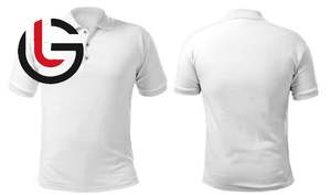 100% Organic Cotton Spandex Fabric <b>White</b> Anti-Wrinkle & Anti-Shrink Plus Size Casual Plain Printed Golf for <b>Polo</b> <b>T</b>-<b>Shirt</b> for <b>Men</b> - Product Image 2