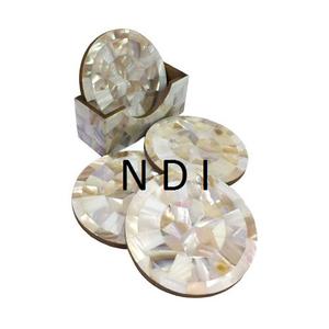 Rounded Shape Decorative Marble Coaster Set For Tea Coffee Or <b>Beer</b> Drinking Mug Coasters Marble Tea Coaster Latest Style Coaster - Product Image 2