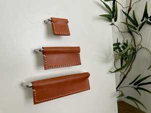 Rusticcharm ลูกบิดหนังวัวขัดเงา, ลูกบิดมือจับแบบดึงสไตล์ความรักสำหรับประตูตู้เฟอร์นิเจอร์ตู้เสื้อผ้าห้องครัว - Product Image 5