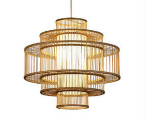 Lámpara de Bambú de Diferentes Formas Más Vendida, Lámpara Colgante de Bambú, Lámpara de Ratán Hecha a Mano Ms.May - Product Image 3
