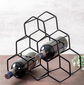 Silver Plated Metal <b>Wine</b> <b>Rack</b> <b>Wall</b> Mounted <b>Wine</b> Bottles Holder for Kitchen & Tabletop Decor <b>Wine</b> Storage Holder - Product Image 3