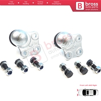 BSP1277-1 2 Parça Ön Aks Mafsal Topu Sol ve Sağ Megane MK3 CC Scenic Grand MK3 Fluence 401609060R için