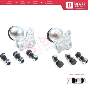 BSP1277-1 ชุดลูกหมากเพลาหน้า 2 ชิ้น ซ้ายและขวา สำหรับ Megane MK3 CC Scenic Grand MK3 Fluence 401609060R - Product Image 6