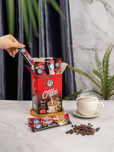 กาแฟผงสำเร็จรูปอาราบิก้าคั่วแบบพรีเมี่ยมบรรจุในกล่องแบบ3อิน1ของเวียดนามปราศจากน้ำตาลกลมกล่อมและรสชาติหวาน - Product Image 4