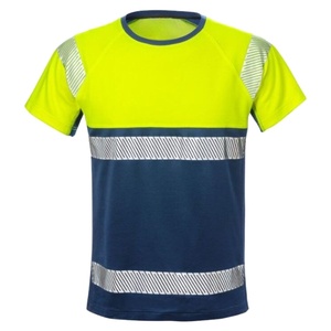 Camisa de Seguridad Amarilla de Alta Visibilidad, Cómoda, de Poliéster, con Logotipo Personalizable, Impermeable, con Características Reflectantes, ANSI Clase 1 EN ISO - Product Image 1
