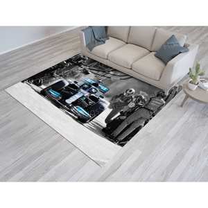 Tapis Lewis Hamilton in the Pits, Tapis de voiture, Tapis d'extérieur, Tapis de gym, Tapis de chambre de garçon, Tapis cadeau, Tapis fin non tissé - Product Image 2