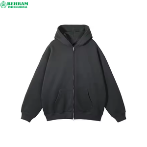 Top Quality Oversized Heavyweight High Quality 100% Cotton Zipper Hoodies & Sweatshirts Luxury <b>Thick</b> <b>Fleece</b> Quality Men's Hoodie - Product Image 1