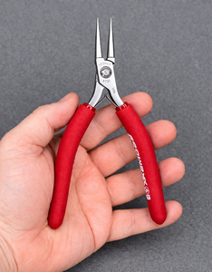 LUMINEX IMPEX Tronex 531 Round <b>Nose</b> Jewelry Pliers Long Tip Precision Loop Tool Stainless Steel Custom Handle - Product Image 3