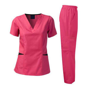 Ensembles de gommage médical personnalisé en gros Conceptions d'uniformes d'infirmière et d'hôpital à la mode - Product Image 6