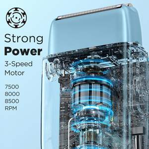 Afeitadora Eléctrica Portátil con Pantalla LED, Recargable por USB, para Hombre, Resistente al Agua IPX7, Lavable, para el Hogar y Viajes - Product Image 4