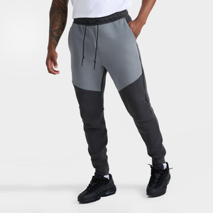 Pantalons en coton molletonné de haute qualité en gros, logo personnalisé imprimé, teinture unie, grande taille, essentiels de la mode, pantalon de sport pour homme - Product Image 2