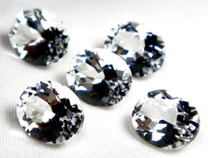 พลอยบุษราคัมสีขาวธรรมชาติทรงรีตัดเหลี่ยมเพชรพลอยฟรีไซส์สำหรับทำเครื่องประดับอัญมณีหลวมขายส่งจากผู้ผลิต - Product Image 5