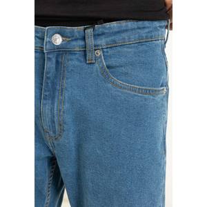 กางเกงยีนส์ทรงสลิมฟิต รุ่น MN-JNS-WS25-010 สไตล์วินเทจ Y2K กระดุมปักลาย สโตนวอช ทรงตรงแบบดินสอ สีสันสดใสสำหรับฤดูหนาว - Product Image 1