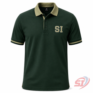 Fabricante de Camisetas Polo Bordadas Personalizadas, Cuello en Contraste, Manga Corta, Estilo Casual de Negocios, Uniforme Corporativo, OEM, Venta al Por Mayor - Product Image 1