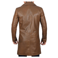 Hakiki Deri Kışlık Kapüşonlu Slim Fit Trençkot Blazer Ceket Erkek Su Geçirmez Dokuma Özelleştirilebilir Çevre Dostu Nefes Alabilen Dış Mekan