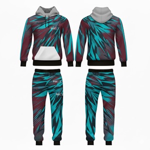 Chándal Deportivo de Invierno Personalizado al por Mayor, Pantalones de Uniforme con Capucha, Ropa Deportiva de Jersey, Ropa Larga de Alta Calidad de Poliéster - Product Image 2