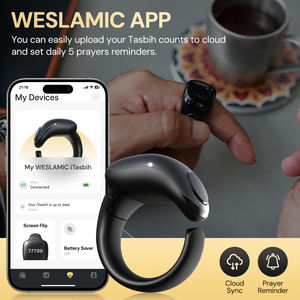 Anillo <span class=keywords><strong>Tasbih</strong></span> electrónico de plástico inteligente Eid Ramadán oración musulmana Misbah con función de reloj despertador regalo para musulmanes - Product Image 3