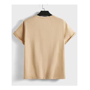 Summer Comfortable Printed Single Jersey 100% Cotton Short Sleeve Round Neck <b>Men</b> T-<b>shirt</b> From Bangladesh Factory Best Price - Product Image 2