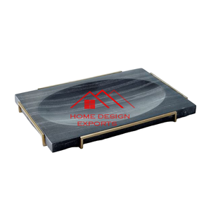 Bandeja de Servir de Mármol con Asa de Metal, Accesorios de Cocina Más Vendidos en 2025 - Product Image 6