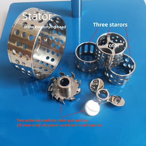 Mezclador de emulsión de dispersor cosmético líquido con pantalla Digital pequeña de laboratorio - Product Image 3