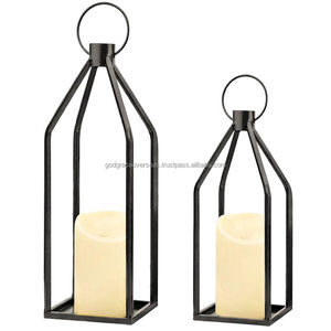 เชิงเทียนโลหะสำหรับตกแต่งบนโต๊ะแท่นวางเทียนโลหะ - Product Image 5