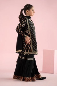 Lujo niños Sharara hecho a mano tradicional elegante cómodo desgaste del partido traje diario niñas - Product Image 6