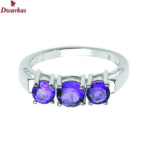 Fournisseur de pierres précieuses de haute qualité, bague en argent sterling 925 avec améthyste naturelle, bagues de mariage et de fête, fabricant en gros - Product Image 2