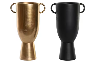 Florero de fundición de aluminio dorado y plateado de alta calidad para uso en interiores Precio bajo por las industrias Azora - Product Image 4