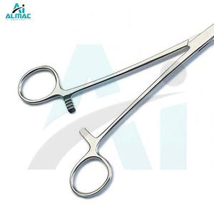 Fórceps de sujeción de esponja Foerster de grado quirúrgico Premium ALMAC para agarre y manejo precisos en quirófanos CE ISO - Product Image 5