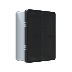 White ABS Distribution <b>Box</b> IP65 Wall Mountable With Transparent Door 300x400x165mm <b>Waterproof</b> Enclosure - Product Image 2