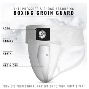 Protector Inguinal de Boxeo de Cuero de Alta Calidad Profesional, el Más Vendido, para Entrenamiento de MMA, Cómodo y Protector, Venta al Por Mayor - Product Image 3