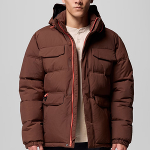 <b>Mens</b> Heavy Duty Winter Puffer <b>Jacket</b> with Warm Insulated Padding Windproof Hood Multiple <b>Utility</b> Pockets and casual wear - Product Image 5