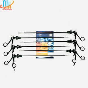 Laparoscopic ชุดกรรไกรสำหรับผ่าตัดมือกรรไกรตัดหญ้า Maryland dissector คีมตัดหญ้า6ชิ้นสแตนเลสสตีล - Product Image 1