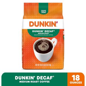 Café Molido Descafeinado Dunkin', Tueste Medio, Bolsa de 18 Onzas - Product Image 2