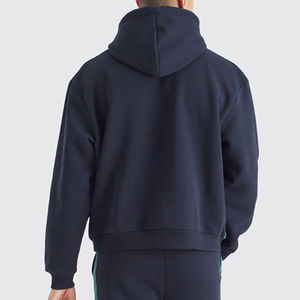 Men's Two-Piece Winter Collection <b>Oversized</b> Boxy Cropped Hoodie Baggy Jogger Flare <b>Sweatpants</b> Custom Logo Plus Size - Product Image 4