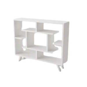 Estantería de madera maciza de teca diseños minimalistas modernos exportación directa de fábrica de alta calidad de Indonesia a precio asequible - Product Image 1