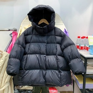 Nueva moda para mujer, chaqueta acolchada con cuello levantado, abrigo de pato blanco recatado, ropa de abrigo transpirable, técnica estampada, invierno cálido para mujer - Product Image 4